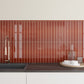 Caramel 0.5x8 Glossy Ceramic Pencil Tile Trim (10 pack, 0.27 sq ft/case)