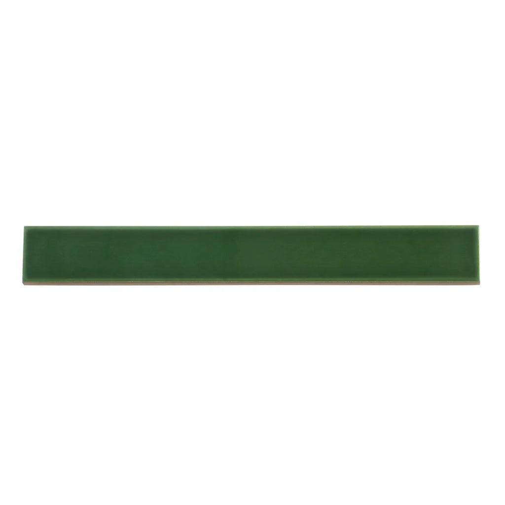 Forest Green 2x16 Glossy Ceramic Subway Tile (50 pack, 10.76 sq ft