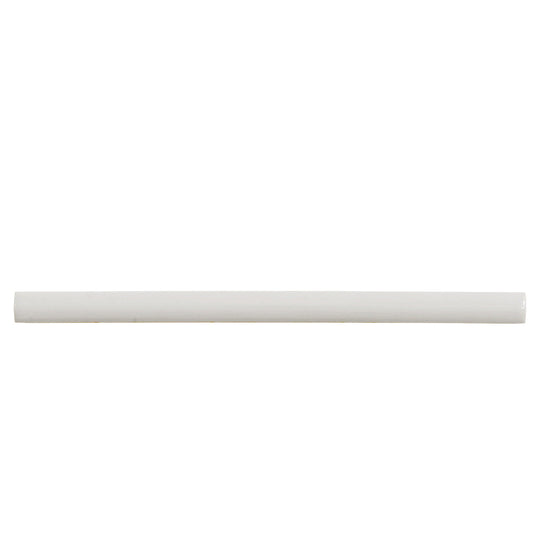 Sample-Soft Dove Gray 0.5x8 Glossy Ceramic Pencil Tile Trim (10 pack, 0.27 sq ft/case)