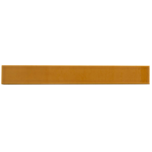 Horizonte 1.97 in. x 15.75 in. Glossy Honey Ceramic Subway Wall Tile (10.76 sq ft/case) - 50 Pack