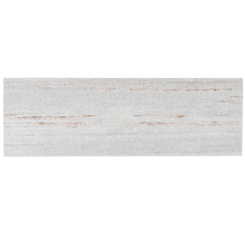 Wooden Beige 4x12 Polished Subway Marble Tile (15 pack, 5 sq ft/case) - Sample