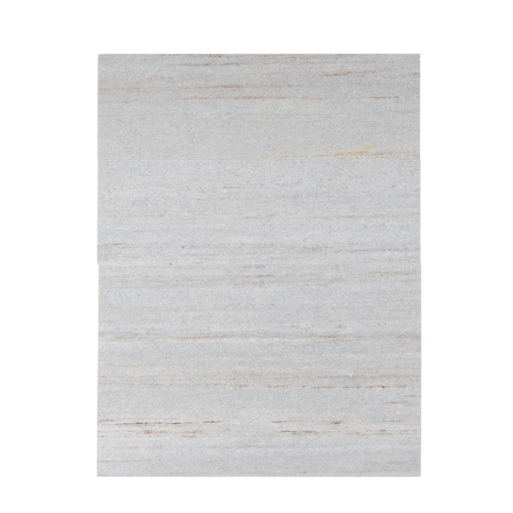 4x12 Wooden Beige Polished Marble Tile