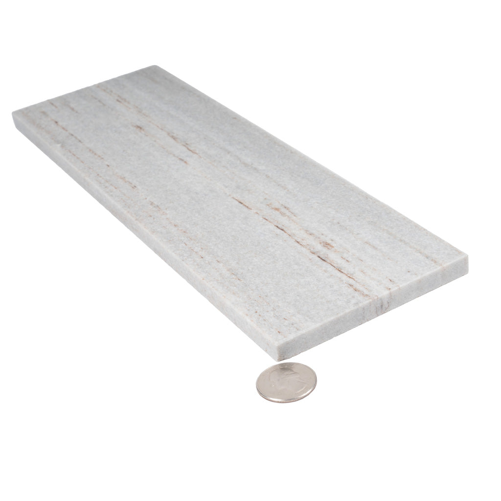 Wooden Beige 4x12 Polished Subway Marble Tile (15 pack, 5 sq ft/case) - Sample