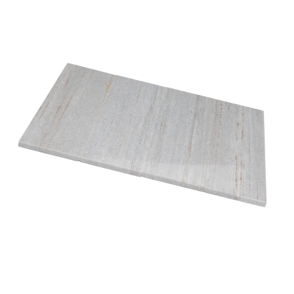 4x12 Wooden Beige Polished Marble Wall Tile