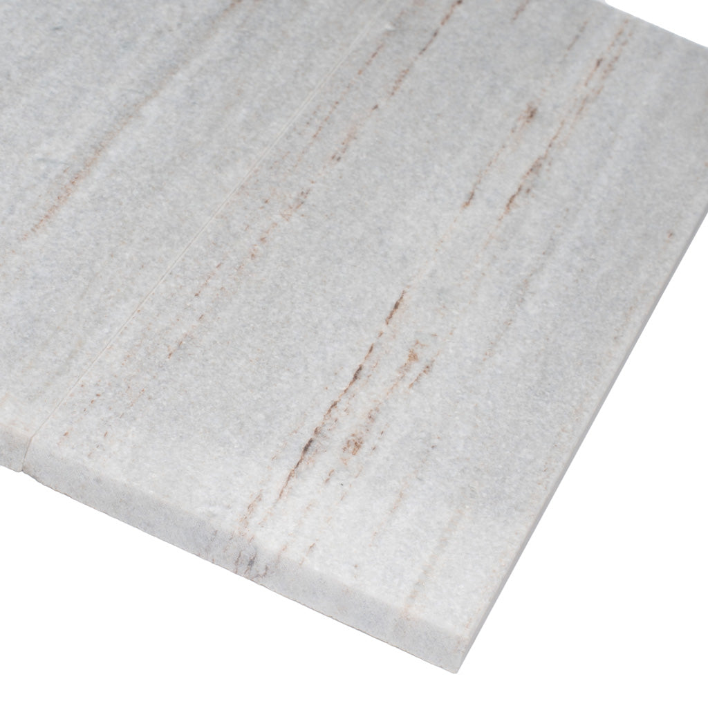 Wooden Beige 4x12 Polished Subway Marble Tile (15 pack, 5 sq ft/case) - Sample