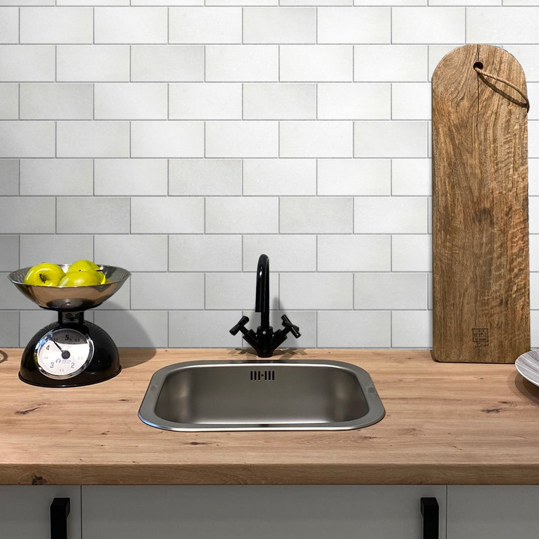 White 3x6 Honed Subway Thassos Marble Tile (18 Cases, 90 sqft