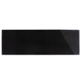 Sample - Eastern Black 4x12 Polished Subway Marble Tile (15 pack, 5 sq ft/case)