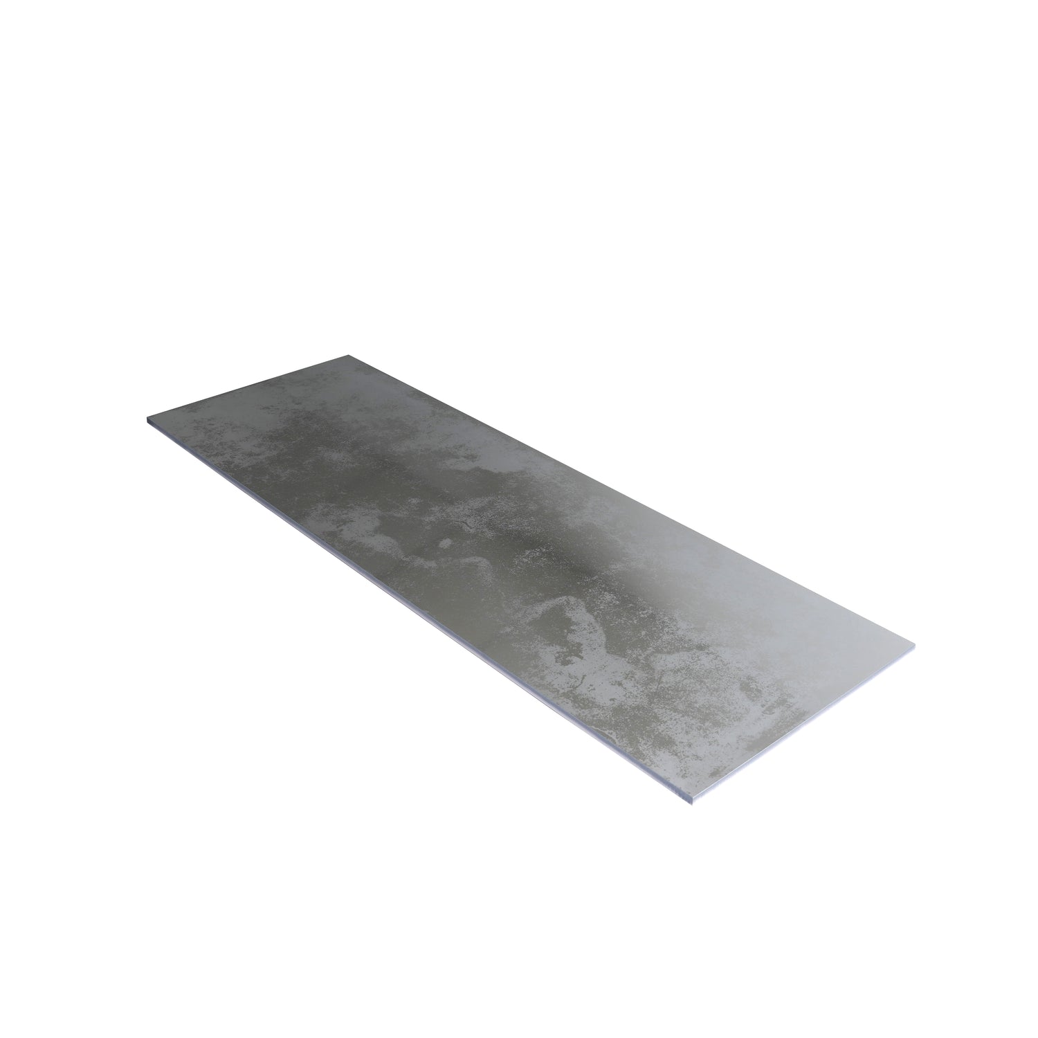 Silver-charcoal Gray 16x48 Matte Ceramic Large Format Tile (3 pack, 15.5 sq ft/case)