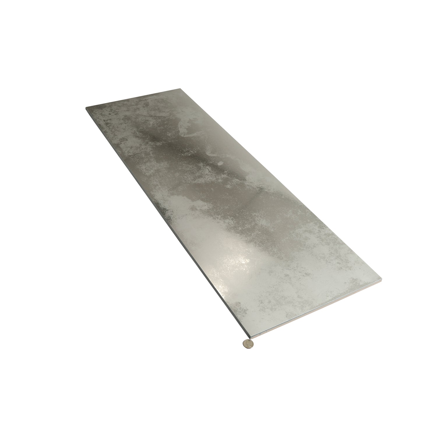 Silver-charcoal Gray 16x48 Matte Ceramic Large Format Tile (3 pack, 15.5 sq ft/case)