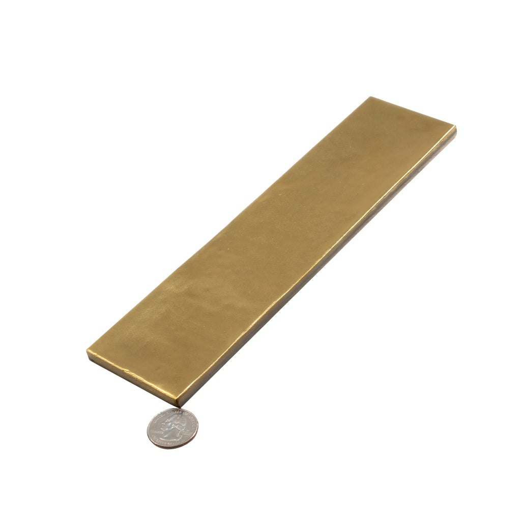 2.5x10 Golden Ochre Ceramic Tile for Showers, Kitchens, and