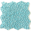 Sample - Sky Blue 11x11 Glossy Matte Multi-shaped Glass Mosaic Tile (5 pack, 4.36 sq ft/case)