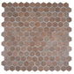Sample - Taupe 12x12 Matte Recycled Glass Hexagon Mosaic Tile (5.28 sq ft/case, 6-Pack)