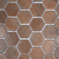 Sample - Taupe 12x12 Matte Recycled Glass Hexagon Mosaic Tile (5.28 sq ft/case, 6-Pack)