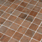 Sample - Taupe 12x12 Matte Recycled Glass Square Mosaic Tile (10.6 sq ft/case, 10-Pack)