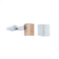 Clay beige 2x2 matte recycled glass corner tiles showing different angles and textured finishes