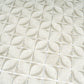 Beige 12x12 matte recycled glass square mosaic tiles with subtle leaf pattern, 10.6 sq ft per case