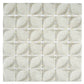 Sample - Beige 12x12 Matte Recycled Glass Square Mosaic Tile (10.6 sq ft/case, 10-Pack)