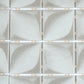 matte misty gray 12x12 recycled glass square mosaic tile with subtle leaf pattern