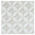 Sample - Misty Gray 12x12 Matte Recycled Glass Square Mosaic Tile (10.6 sq ft/case, 10-Pack)