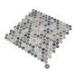 Sample - Green Beige 12x12 Matte Recycled Glass Round Mosaic Tile (10.56 sq ft/case, 12-Pack)