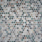 Sample - Green Beige 12x12 Matte Recycled Glass Round Mosaic Tile (10.56 sq ft/case, 12-Pack)