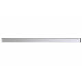 Sample - White 0.5x12 Glossy Glass Pencil Tile Trim (10 pack, 0.5 sq ft/case)