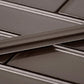 Cedar Brown 0.5x12 Glossy Glass Pencil Tile Trim (10 pack, 0.5 sq ft/case) - Sample