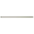 Sample - Snow White 0.5x12 Glossy Glass Pencil Tile Trim (10 pack, 0.5 sq ft/case)