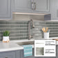 5 pack Gray 11.8-in. x 11.8-in. Polished Glass Mosaic Tile (4.83 Sq ft/case) - Sample