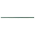 Sample - Tiffany Blue 0.6x12 Glossy Glass Pencil Tile Trim (10 pack, 0.5 sq ft/case)