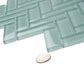Blizzard Blue Glass Mosaic Tiles