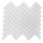 White Herringbone Tiles