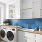 Cerulean Blue 11x13 Glossy Herringbone Glass Mosaic Tile (5 pack, 4.8125 sq ft/case)