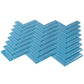 11x12 Cerulean Blue Herringbone Tile
