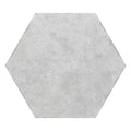 Sample - Soft White 9x11 Matte Hexagon Porcelain Tile (16 pack, 8.07 sq ft/case)