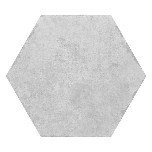 Soft White 9x11 Matte Hexagon Porcelain Tile (16 pack, 8.07 sq ft/case) - Sample