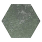 Zenith 9.05 in. x 10.63 in. Textured Olive Green Porcelain Hexagon Wall and Floor Tile (8.07 sq ft/case) - 16 Pack