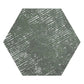 Zenith 9.05 in. x 10.63 in. Textured Olive Green Porcelain Hexagon Wall and Floor Tile (8.07 sq ft/case) - 16 Pack