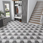 Deep Charcoal Gray 9x11 Matte Hexagon Porcelain Tile (16 pack, 8.07 sq ft/case)