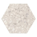 Sample - Soft Ivory-Beige 9x11 Matte Hexagon Porcelain Tile (16 pack, 8.07 sq ft/case)