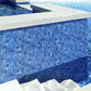 Sample - Cerulean Blue 11x11 Glossy, Matte Square Glass Mosaic tile (5 pack, 4.43 sq ft/case)