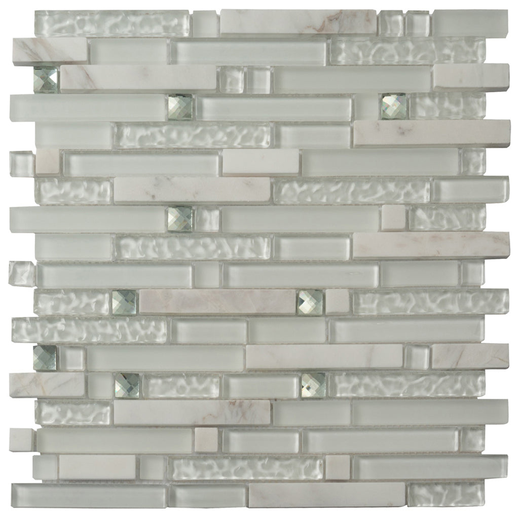 12x12 White Wall Tile 