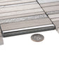 Brown Gray 12x12 Polished Textured Brick Glass Stone Mosaic Tile (5 pack, 4.83 sq ft/case) - Sample