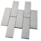 Dark Shimmer Gray Metallic Glass Tile
