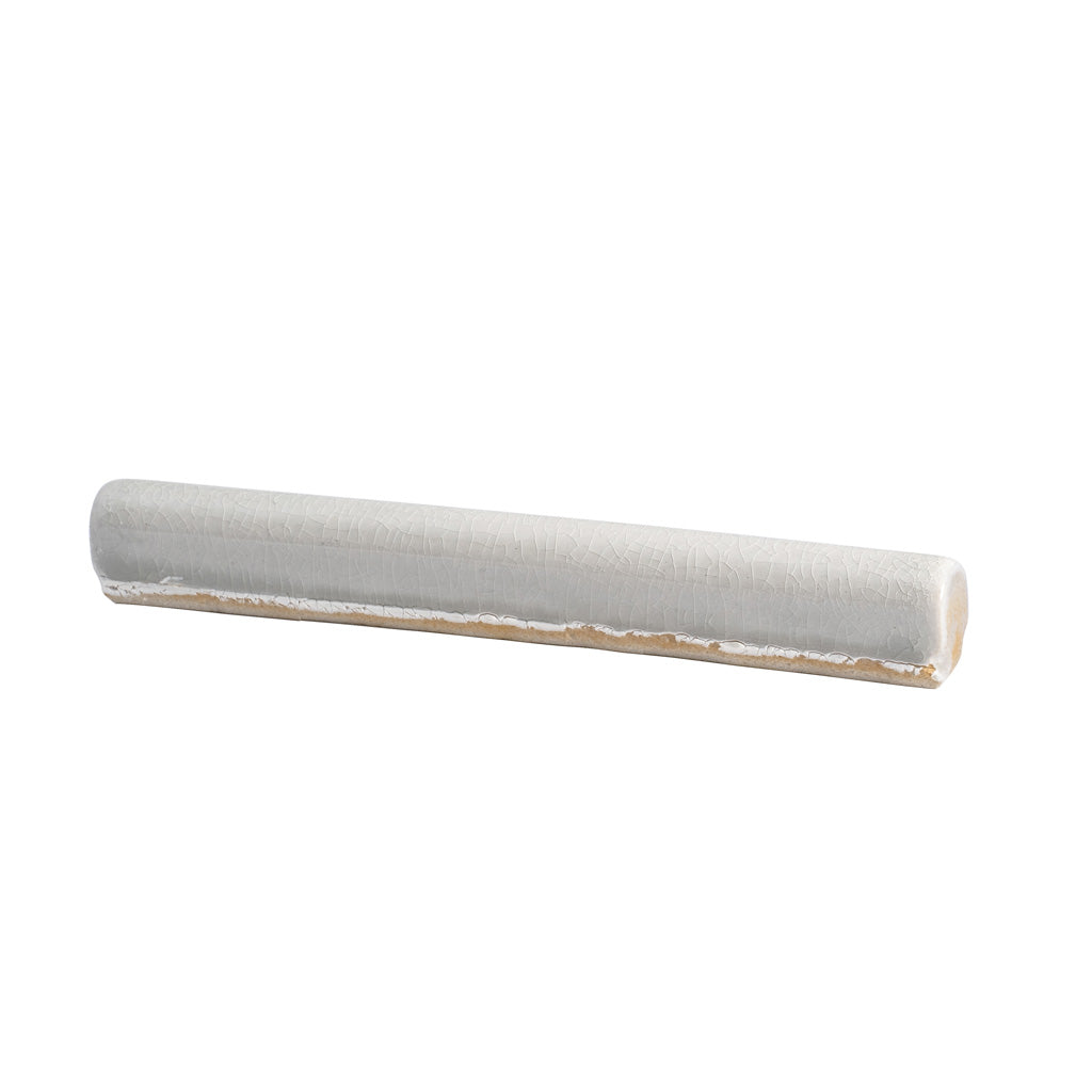Pistachio Green 0.6x6 Glossy Ceramic Pencil Tile Trim (10 pack, 0.25 sq ft/case) - Sample
