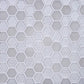 12x12 White Polished and Honed Hexagon Mosaic Tile