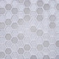 White 12x12 Glossy Matte Hexagon Glass Mosaic Tile (5 pack, 4.83 sq ft/case) - Sample