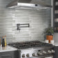 White 12x12 Sticks Glossy Matte Glass Mosaic Tile (5 pack, 5 sq ft/case) - Sample