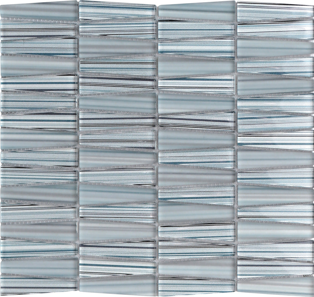 12x13 Blue Glass Mosaic Tile