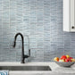 12x13 Blue Matte Mosaic Tile